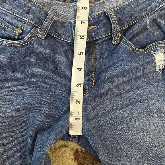 Abercrombie & Fitch The Super Skinny Jeans Size 25 0 Distressed Low Rise Women - Picture 6 of 8